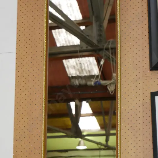 gilt framed wall mirror