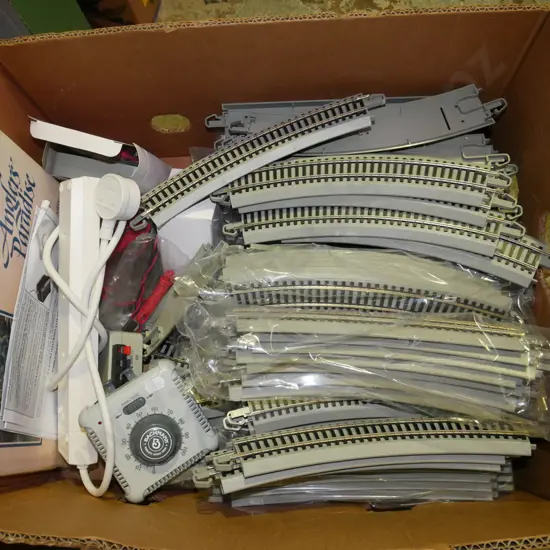 model railway tracks, controllers etc