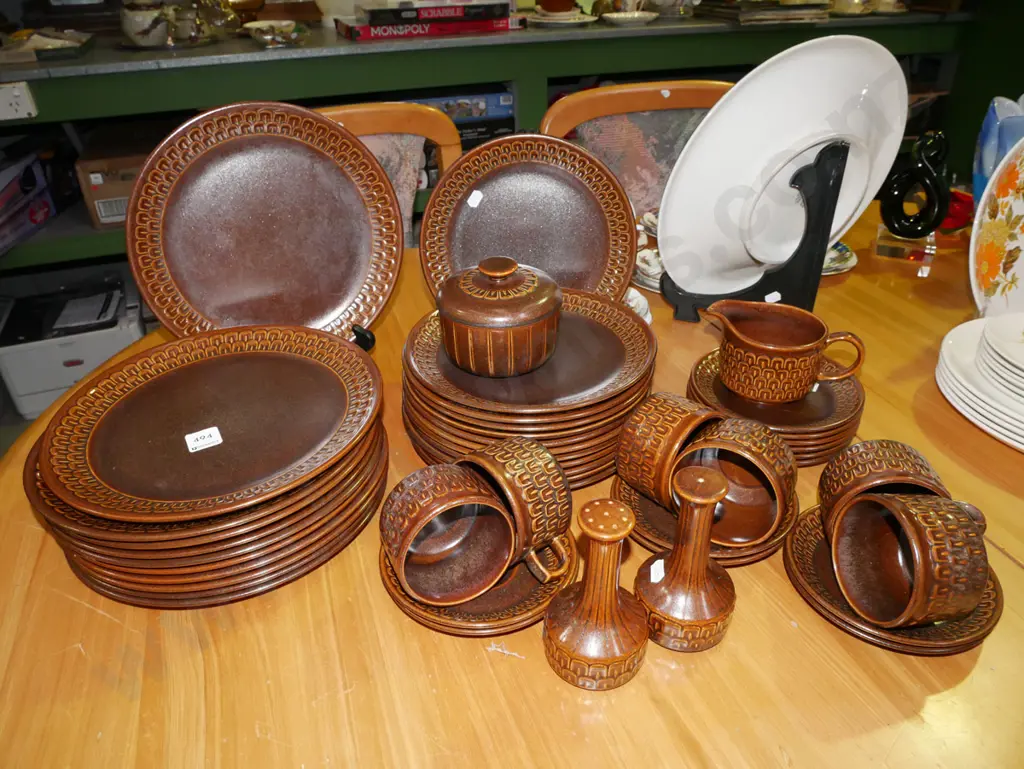 large assortment of Wedgwood Pennine dinner items; plates, bowls etc Image 1++