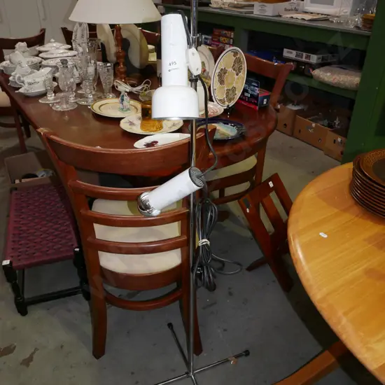 1970s twin bulb standard lamp - needs attention