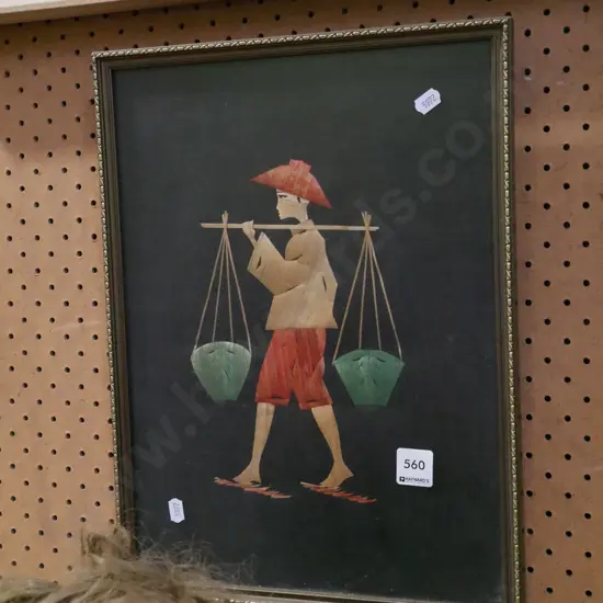 bamboo picture - man with buckets