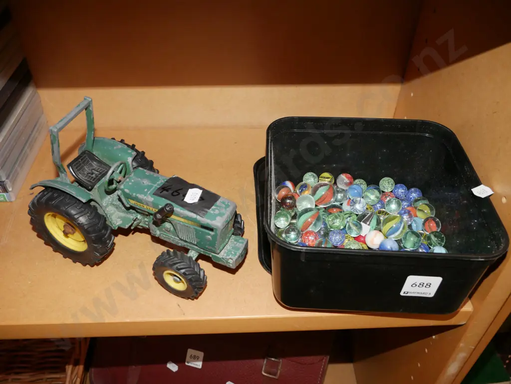 marbles, toy tractor Image 1++
