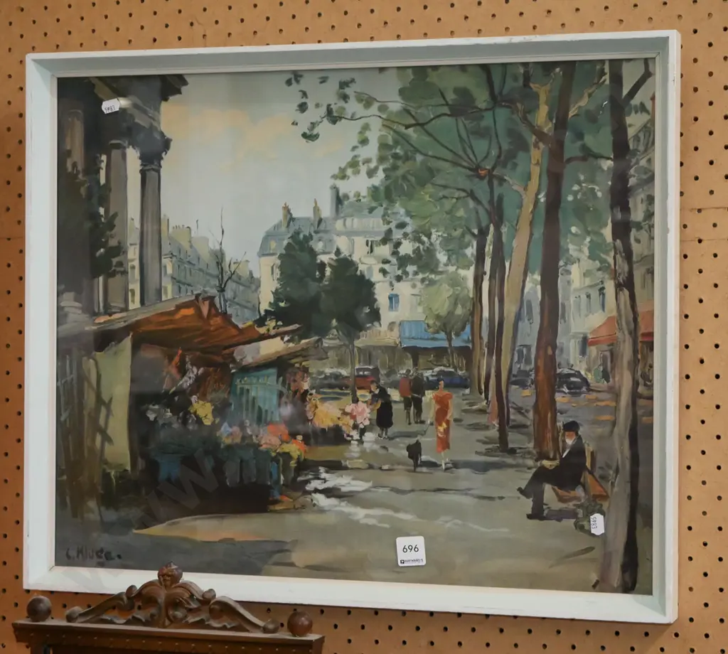 framed print - street scene Image 1++