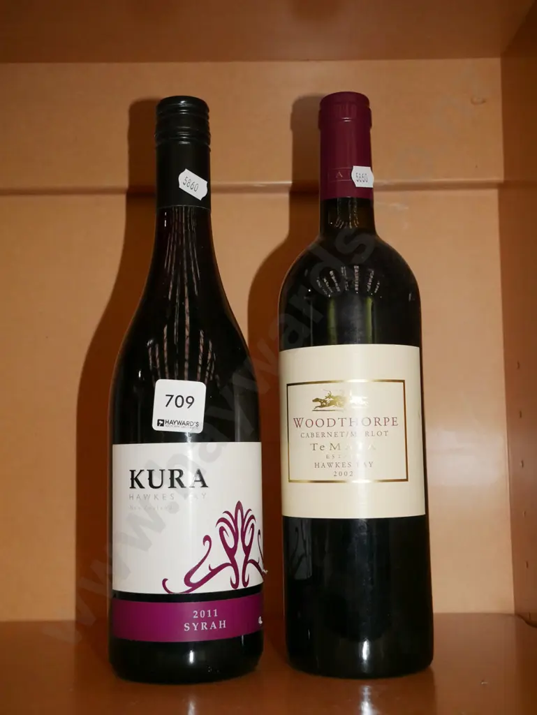 2x bottles Hawkes Bay red wine Image 1++