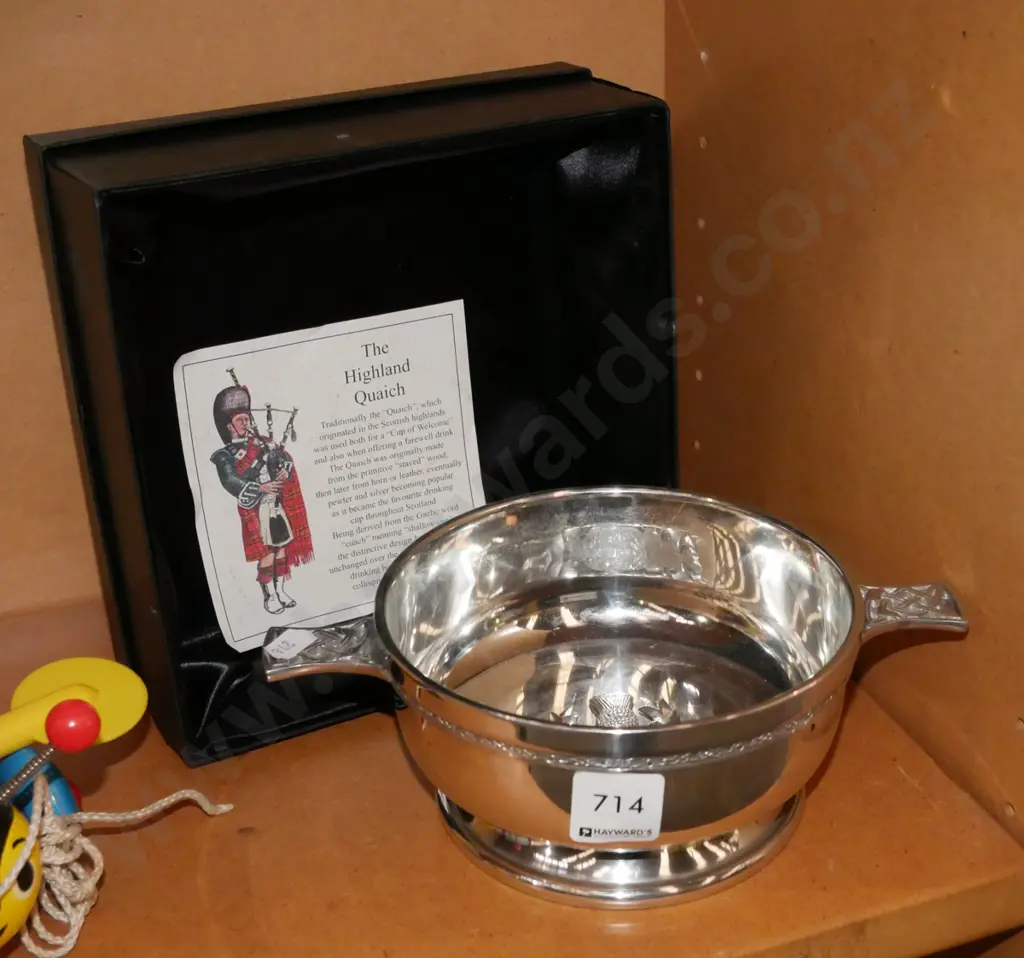 plated presentation Highland Quaich Image 1++