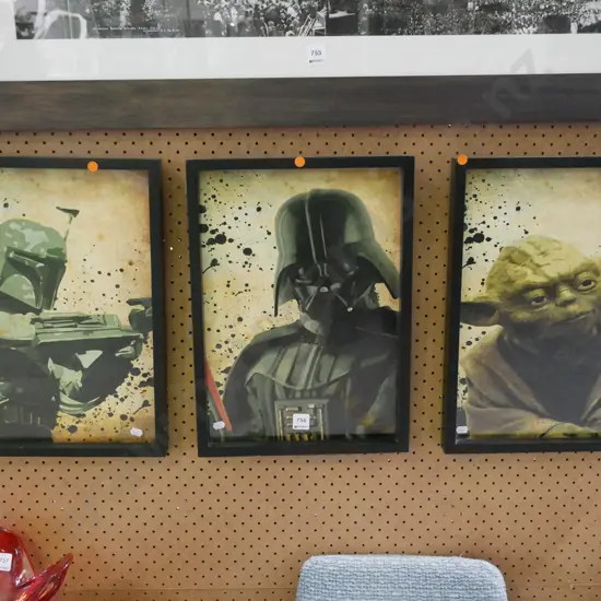 3x Star Wars prints
