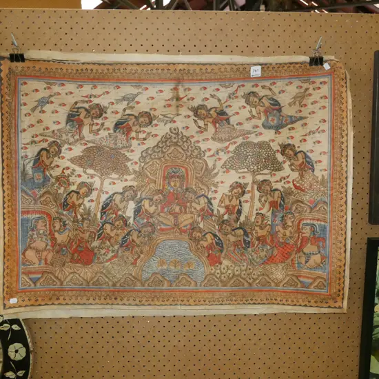 2x unframed batik prints