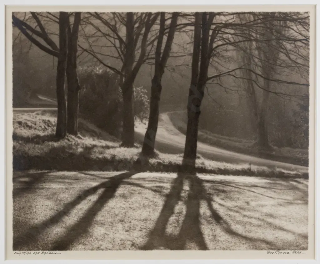 George Chance - framed vintage photograph "Sunshine and Shadow" H-210 W-250 Image 1++