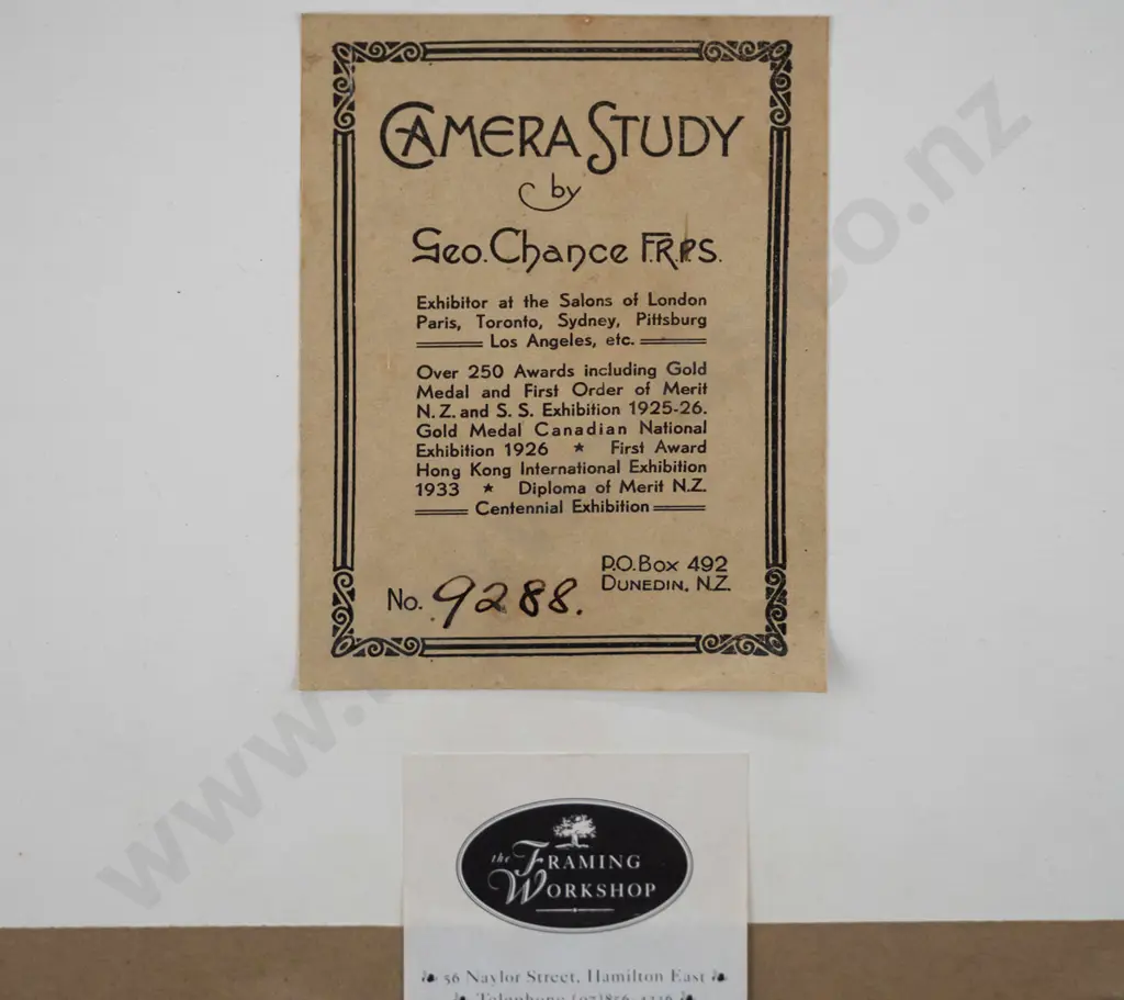 George Chance - framed vintage photograph "Sunshine and Shadow" H-210 W-250 Image 1++