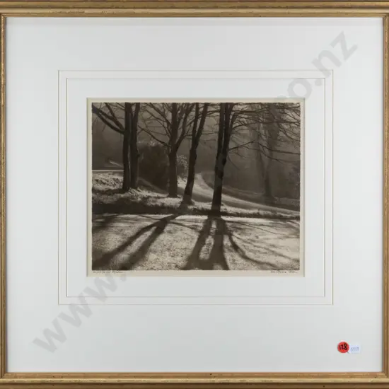 George Chance - framed vintage photograph "Sunshine and Shadow" H-210 W-250
