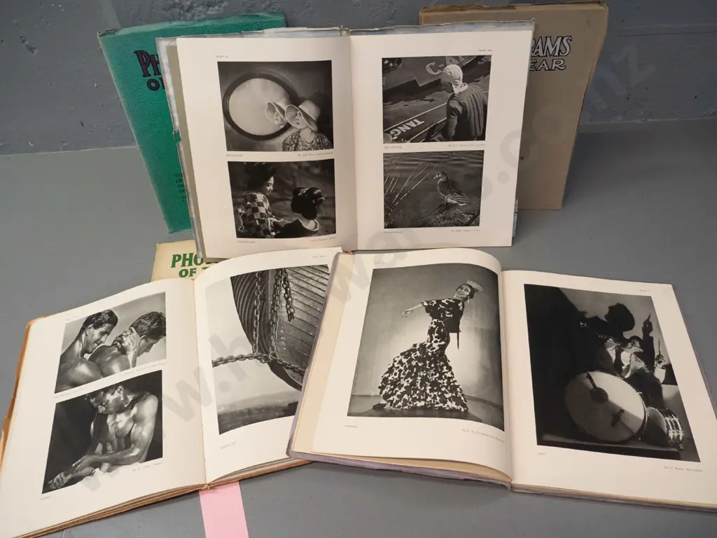 6 vintage issues of "Photograms of the Year" pub. Iliffe & Sons, London - years 1923, 31, 32, 33, 34-35 and 1946 Image 1++