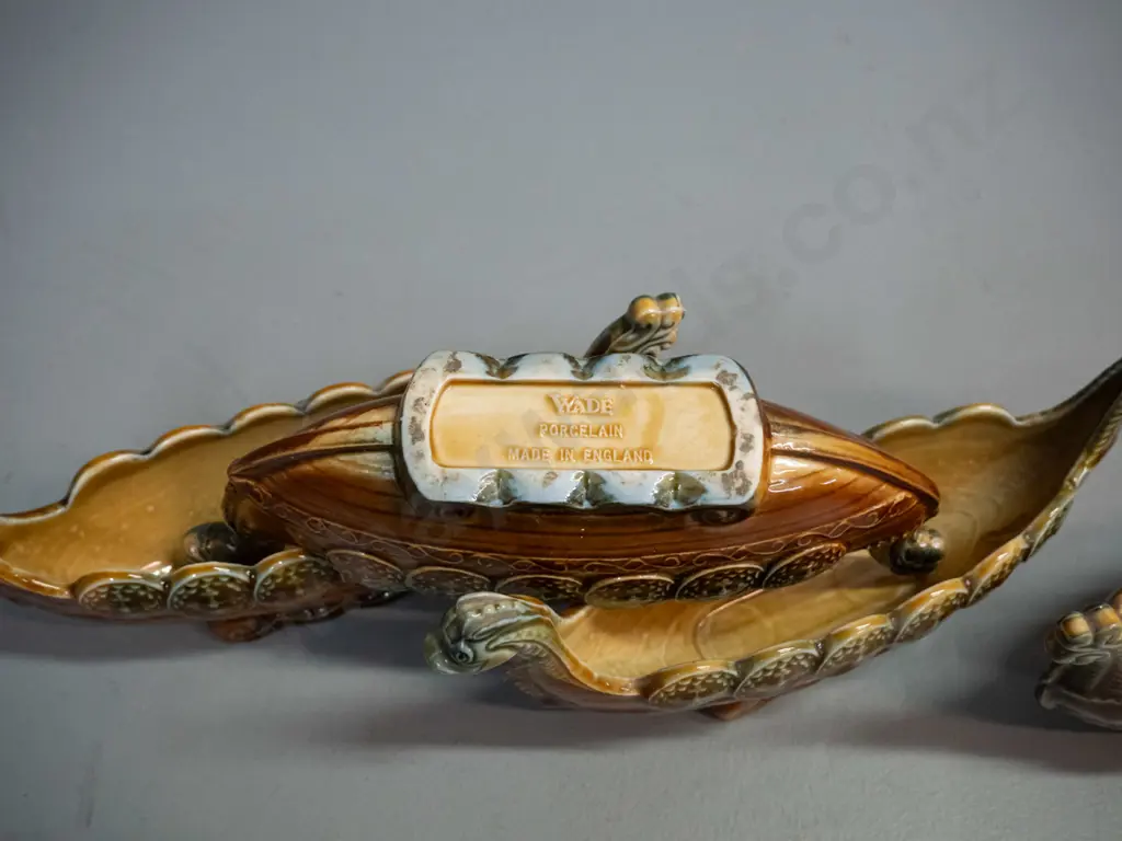 4 Wade porcelain viking long boats H-85 L-190 Image 1++