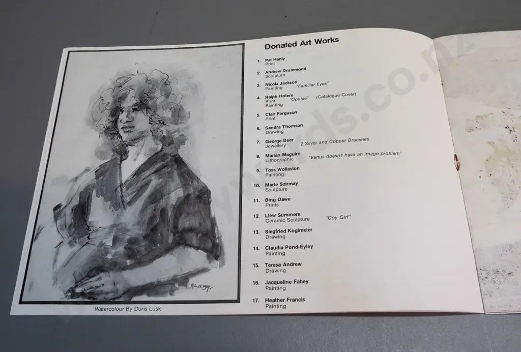 assorted Ralph Hotere ephemera incl. 1990 Preservation of Observation Point fundraiser auction catalogue, 2004 Temple Image 1++