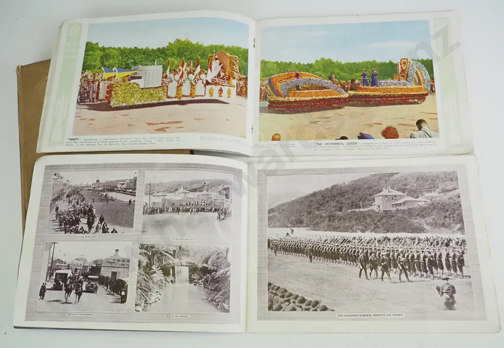 3 vintage publications - 1948 Otago Centennial and 1925-26 Exhibition souvenir booklets and Musings in Maoriland - A Image 1++