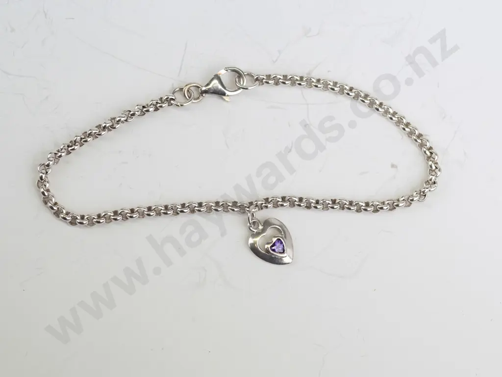 silver bracelet stamped 925 Image 1++