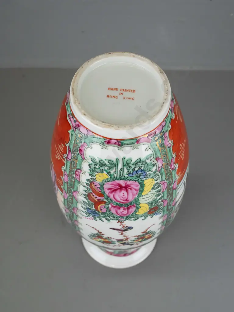 Chinese famille rose pattern vase H-360 Image 1++