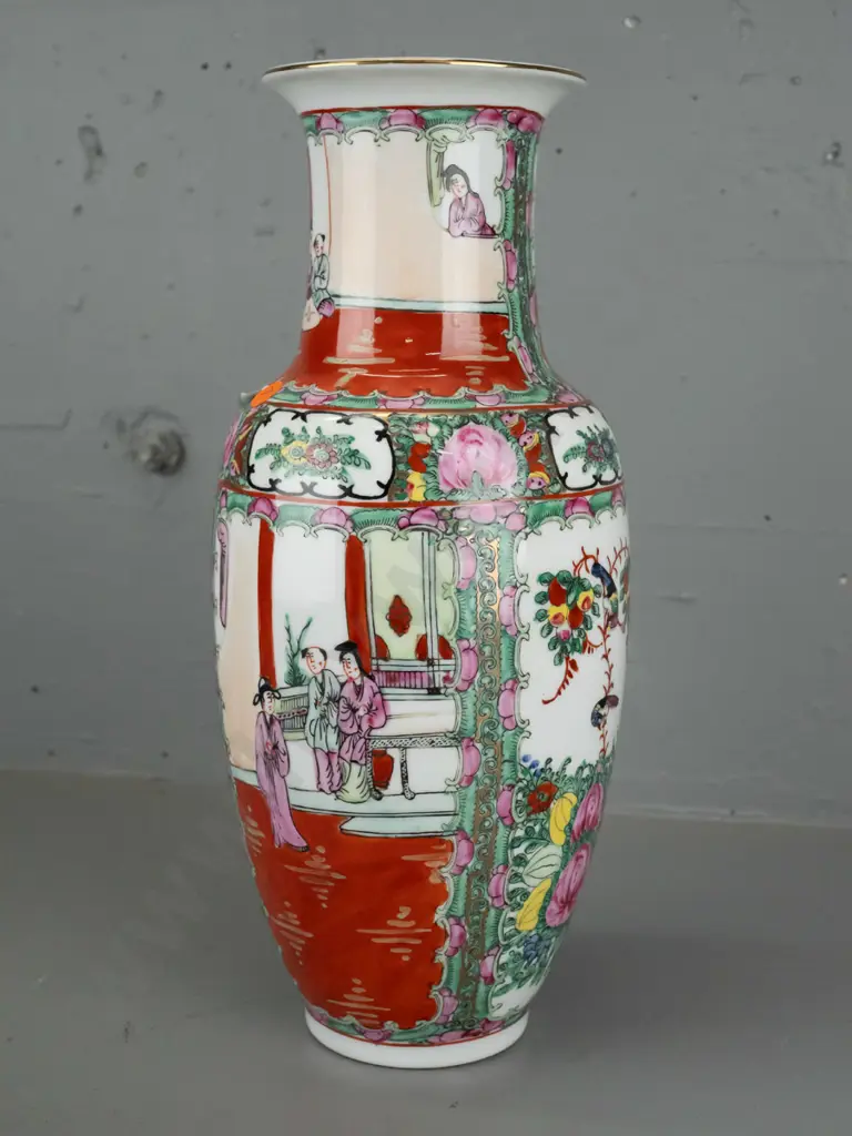 Chinese famille rose pattern vase H-360 Image 1++