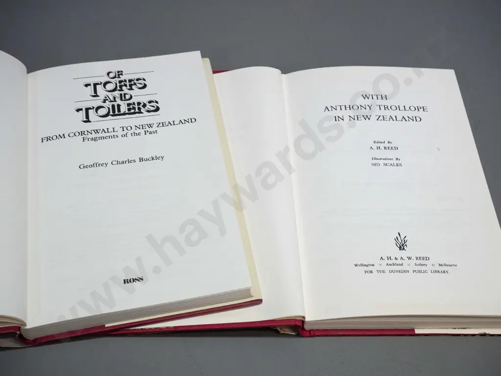 4 New Zealand history books - Walter Buller - Reluctant Conservationist (ex library) Of Toffs and Toilers and Adventure Image 1++