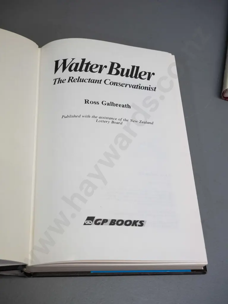 4 New Zealand history books - Walter Buller - Reluctant Conservationist (ex library) Of Toffs and Toilers and Adventure Image 1++