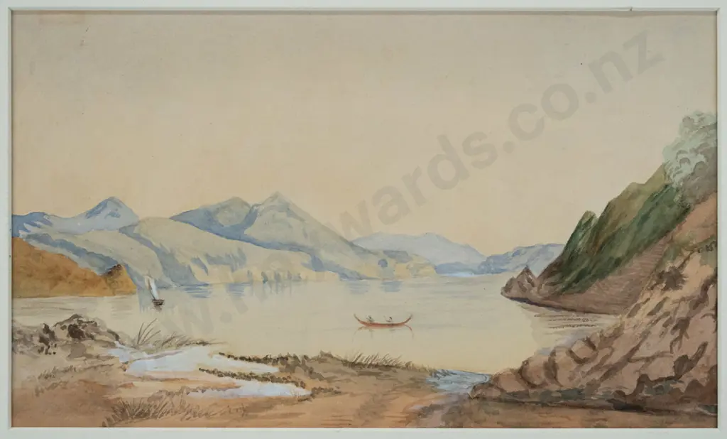 3x unframed watercolours  - lake and mountain scenes (slight foxing) Largest  H-195 W-330 Image 1++