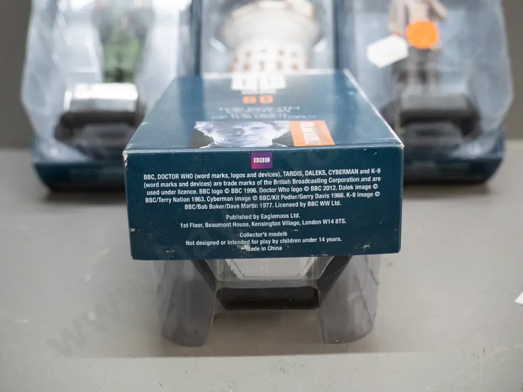 4 boxed BBC 50th Anniversary Dr. Who 1:21 scale character figures - numbers 42, 50, 51 and 60 - see photos for details Image 1++