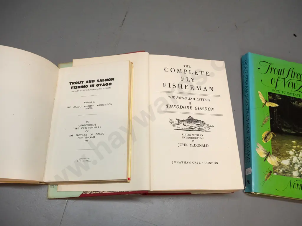 6 fly fishing books - 5 NZ and 1 English, see photos for detail - general usage wear Image 1++