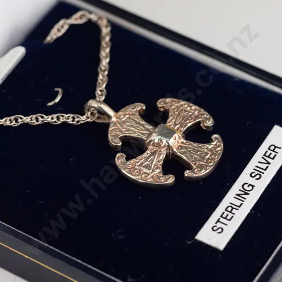 silver necklace stamped 925