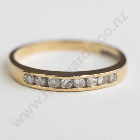 eternity ring stamped 375