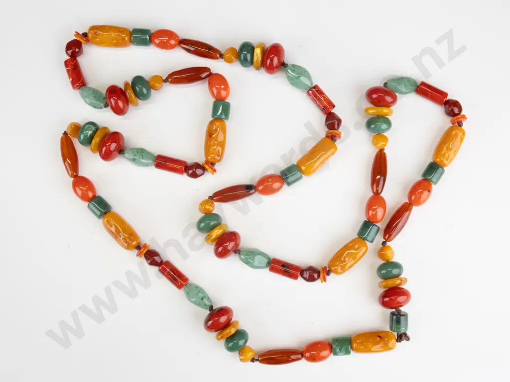 multi coloured costume necklace Image 1++