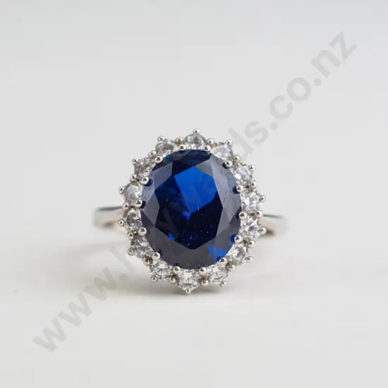 silver dress ring stamped 925