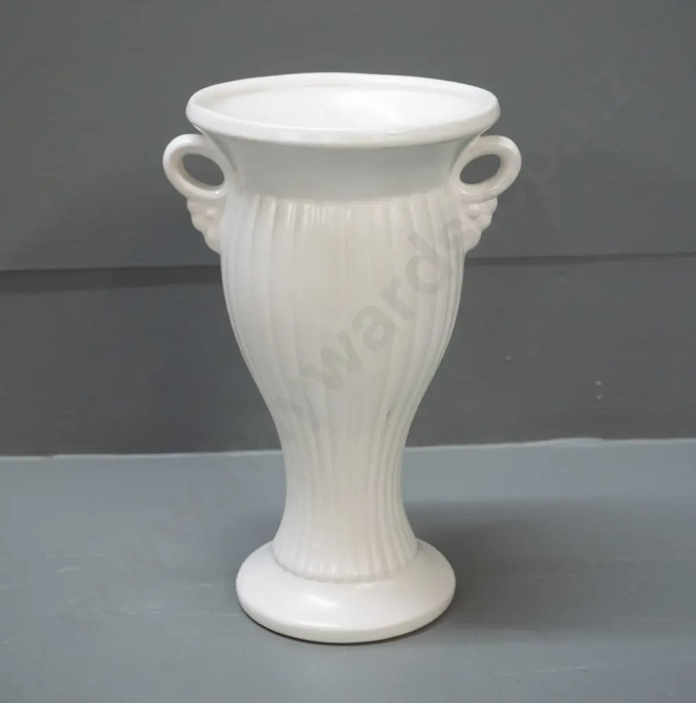 (Crown Lynn?) urn shaped vase marked New Zealand No. 2082 - some staining inside. H-230 Image 1++