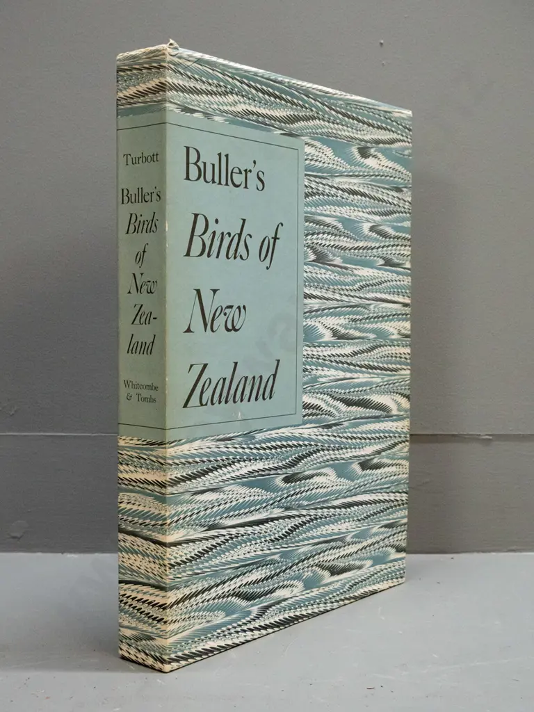 slip-cased book: Buller's Birds of New Zealand - pub. 1967 - minor wear to dust cover Image 1++