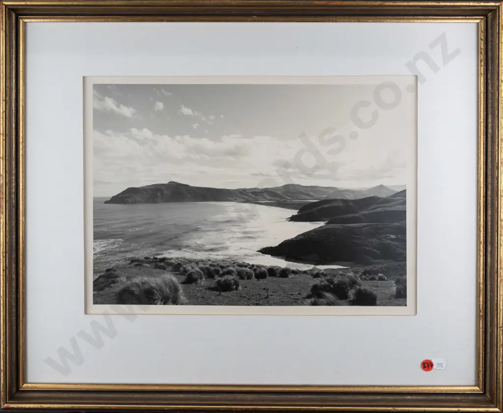 framed black and white photograph - Victory Beach H-250 W-350 Image 1++