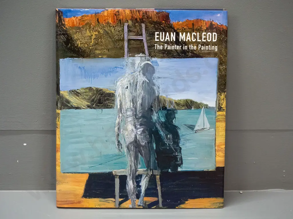Euan Macleod - The Painter in the Painting - signed by both artist and author. Image 1++