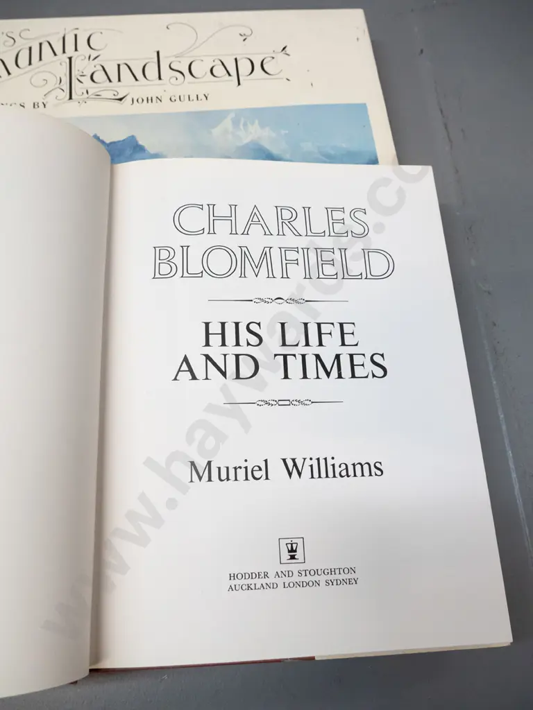 2 art books - John Gully / New Zealand Romantic Landscape 1984 & biography of Charles Bloomfield, 1980 reprint - some Image 1++