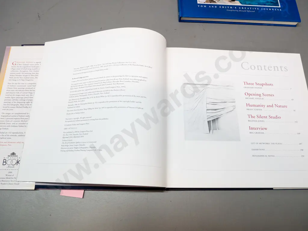 3 books - signed copy of Andris Apse Odyssey and Images 2006, The Art of Grahame Sydney 2001, Tom Esplin 2006. Fading to Image 1++