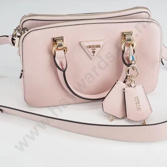 Guess handbag, pink in colour, tag attached