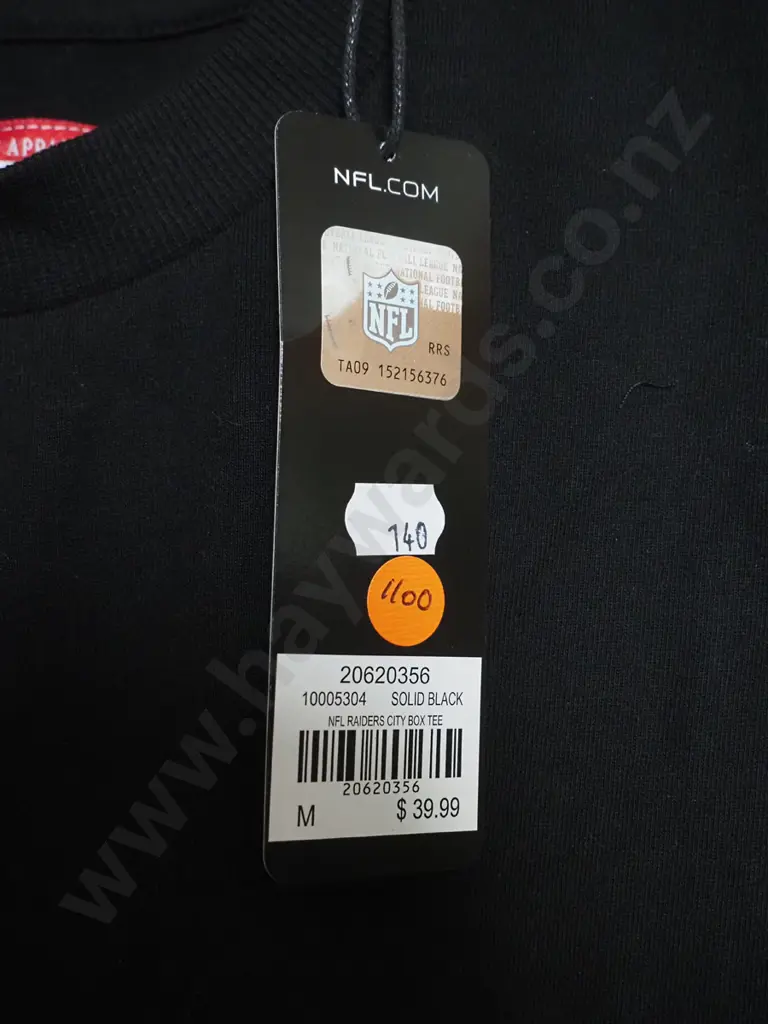 Raiders T shirt, black in colour Image 1++