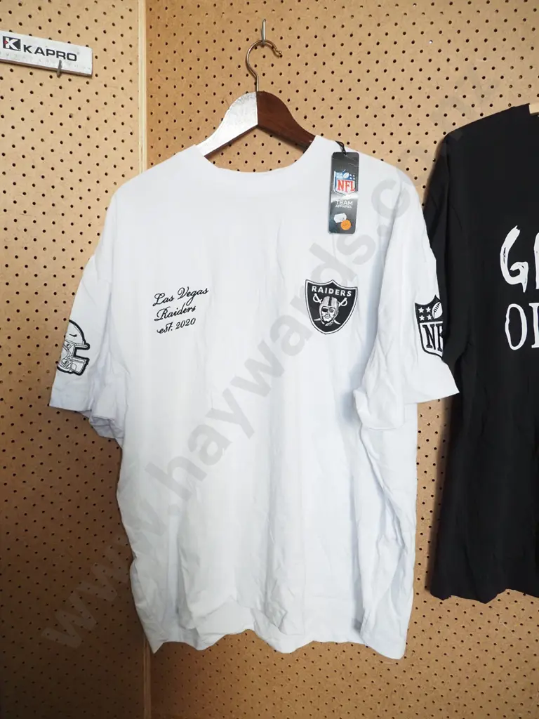 Raider t shirt, white in colour, tags attached Image 1++