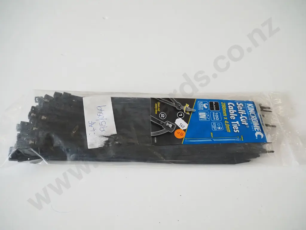 Kincrome 280mm cable ties pack Image 1++