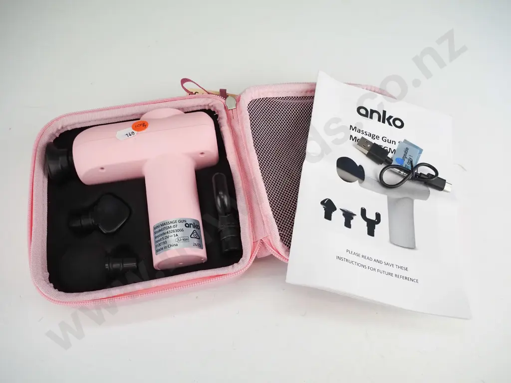 Anko massage gun, pink in colour Image 1++