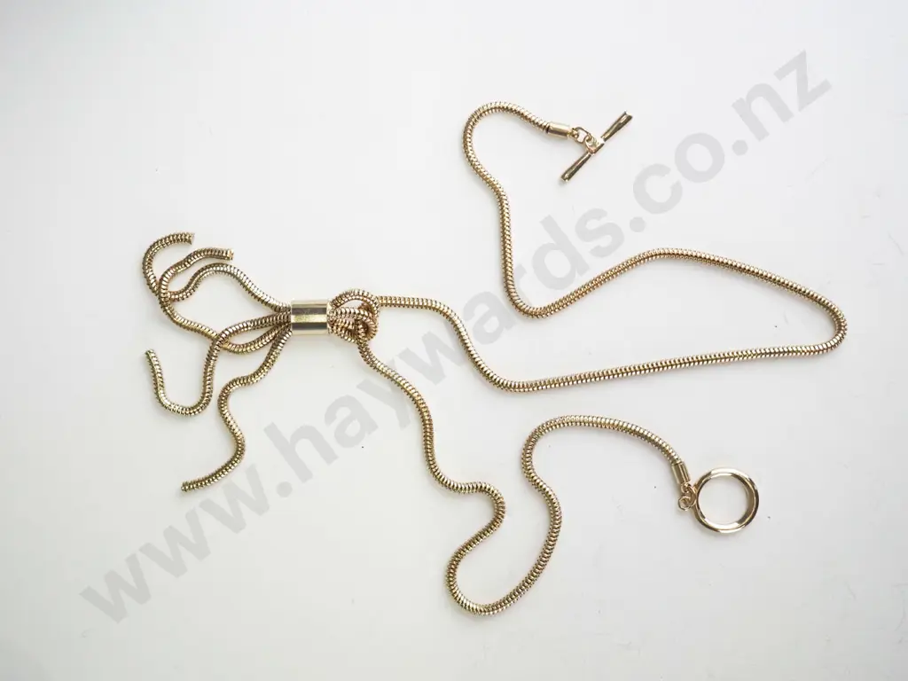 Gold snake chain necklace (costume?) Image 1++