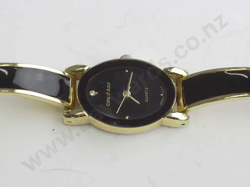Gold and Black Cote d' Azur watch Image 1++
