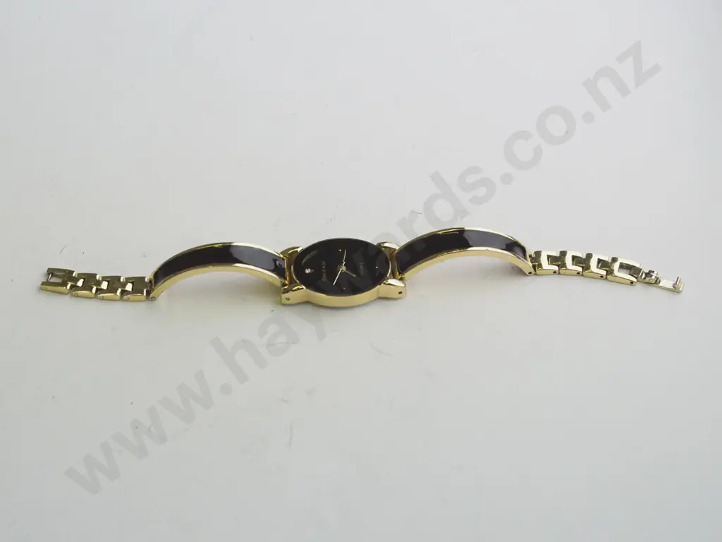 Gold and Black Cote d' Azur watch Image 1++