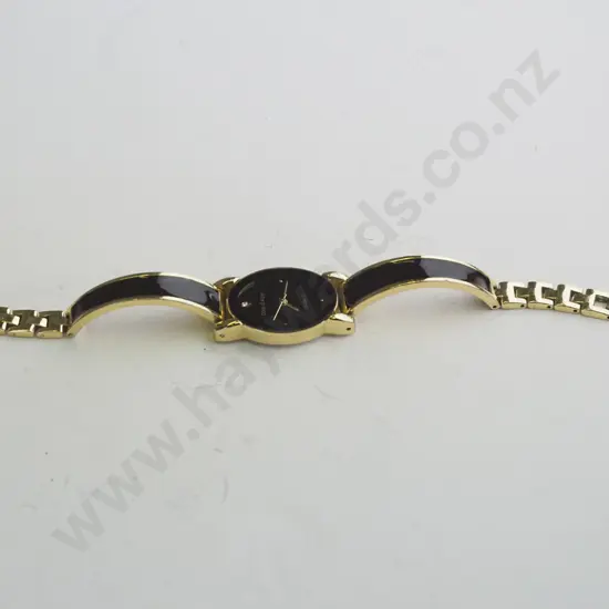 Gold and Black Cote d' Azur watch