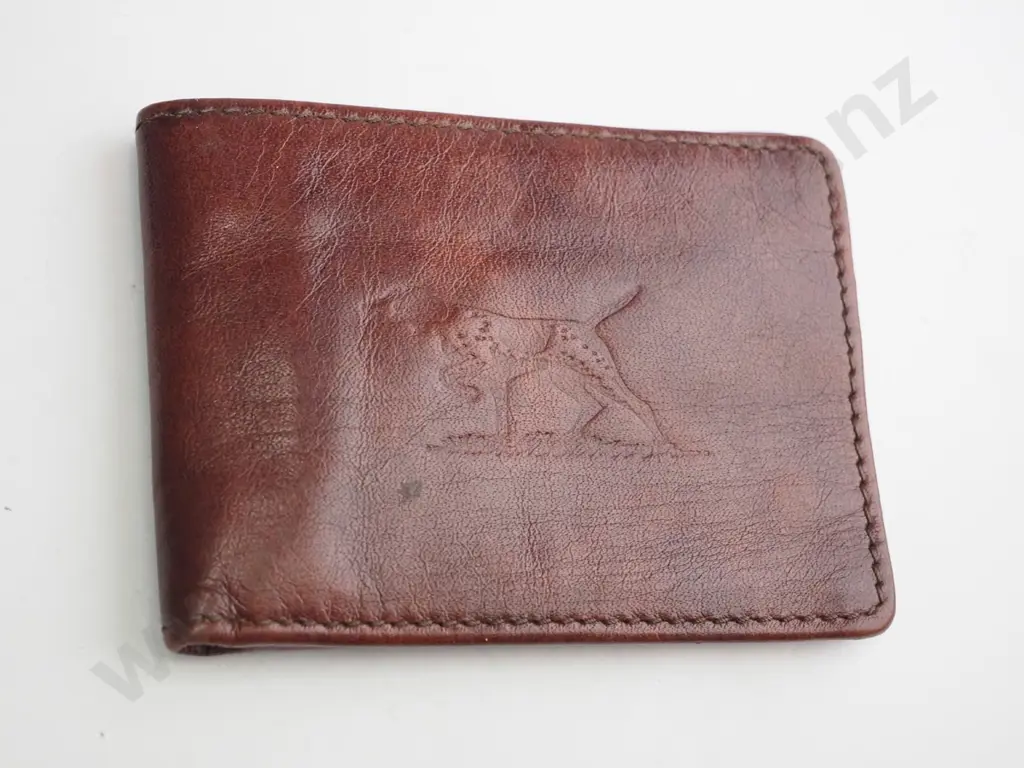 Brown leather wallet Image 1++