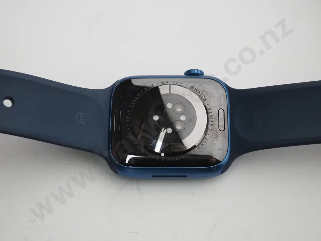 Apple watch, blue strap  Image 1++