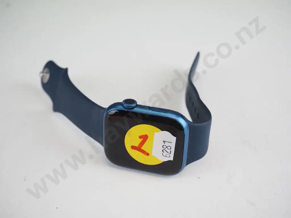 Apple watch, blue strap  Image 1++