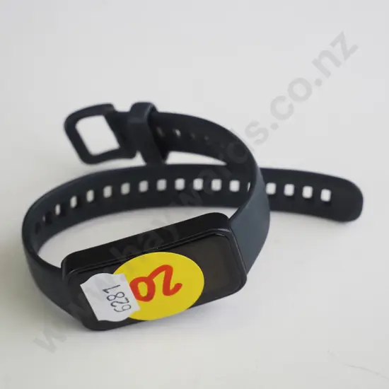 Black Huawei branded smart watch. 