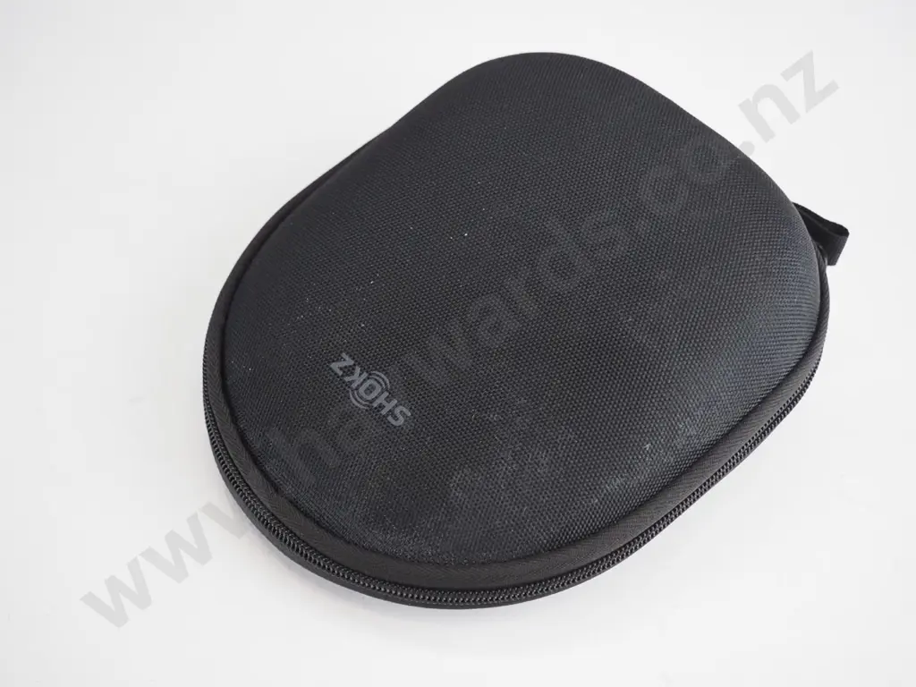 SHOKZ black earpods in black case and charger  Image 1++